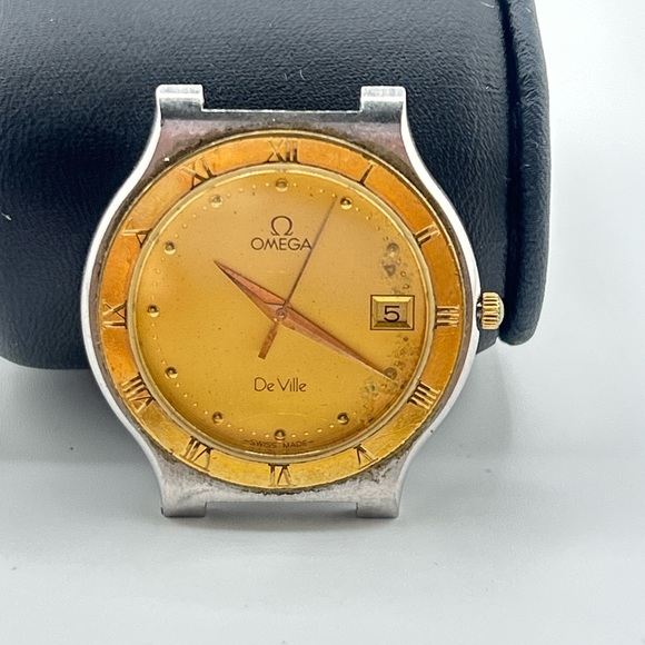 Omega Other - 18k Omega De Ville with Date Stainless Steel Quartz Dail #553